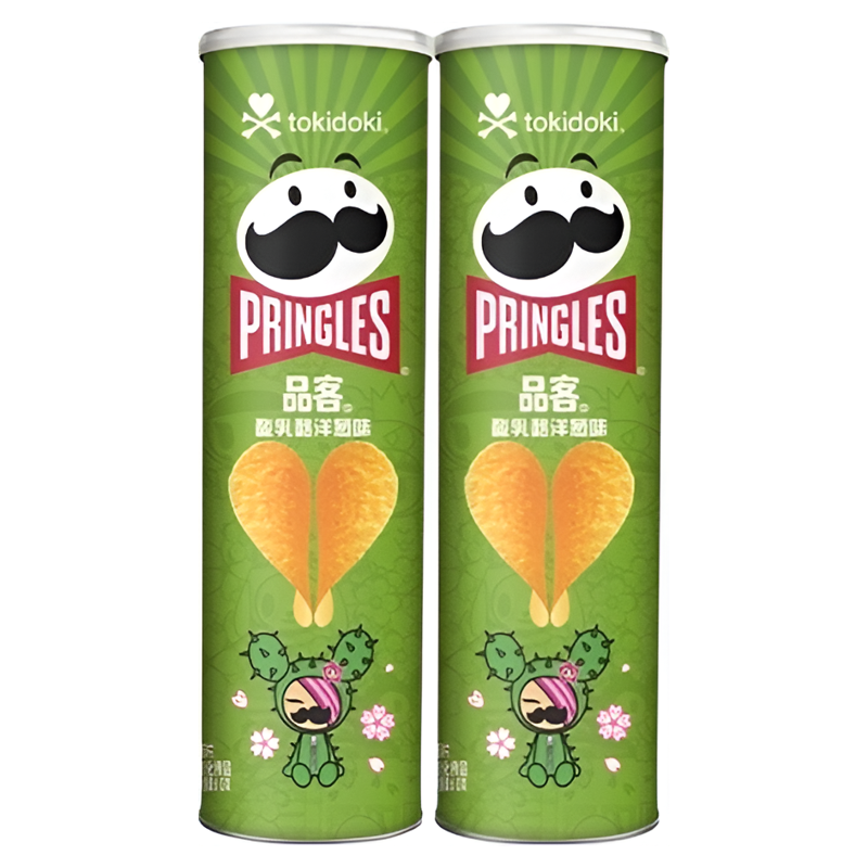 Pringles 品客 酸乳酪洋葱味薯片 110g*2罐 ￥11.5