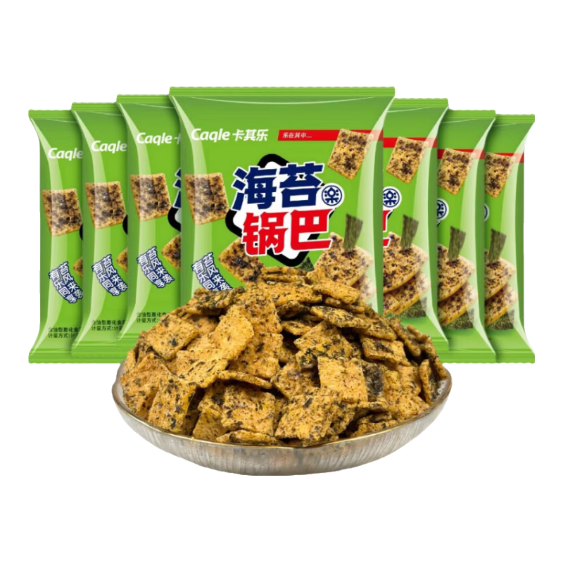 卡其乐 海苔锅巴 20g×30包 独立包装 8.9元（需首购）