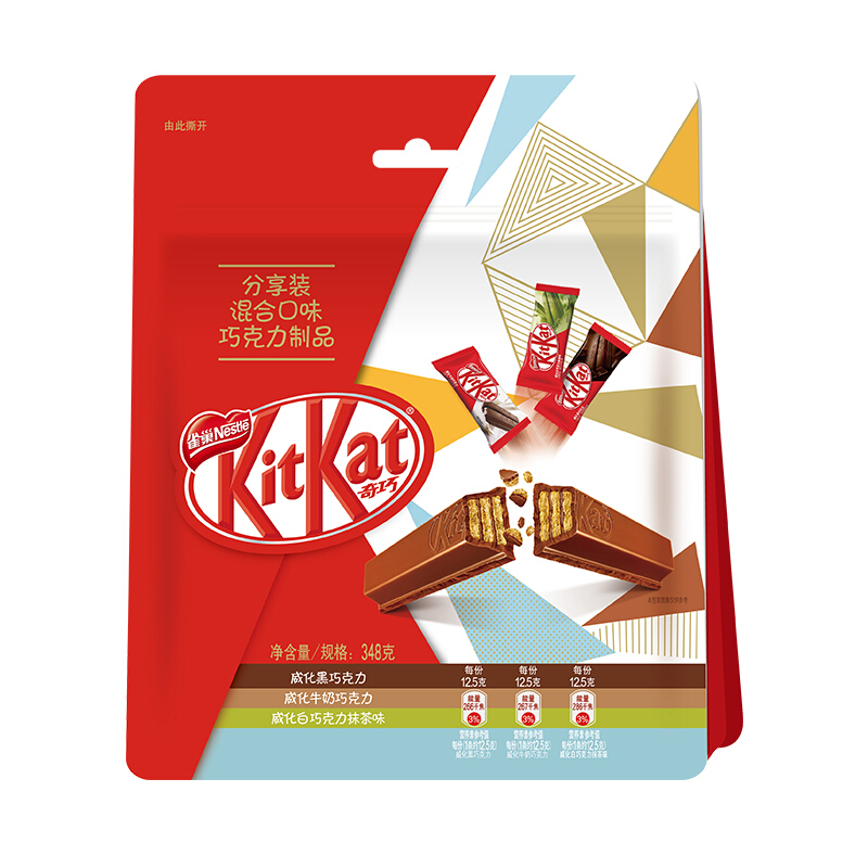 KitKat 雀巢奇巧 威化巧克力饼干 混合 348g 30.78元（需买3件，需用券）