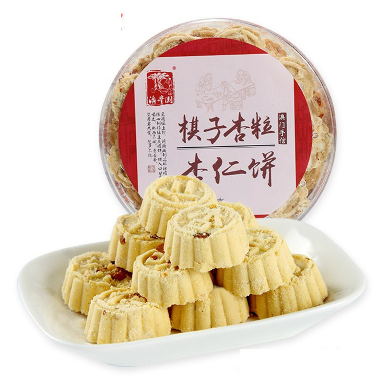 澳丰园 棋子杏粒 杏仁饼 235g【买一赠一】 8.95元（需用券）