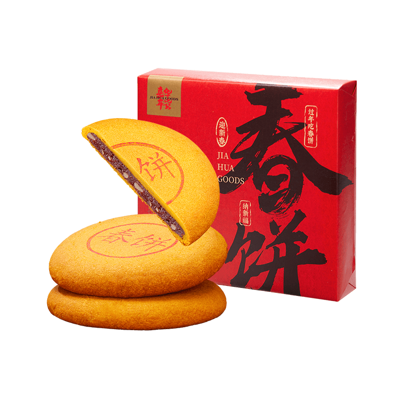 嘉华 春饼年货礼盒 400g 18元包邮（需领券）