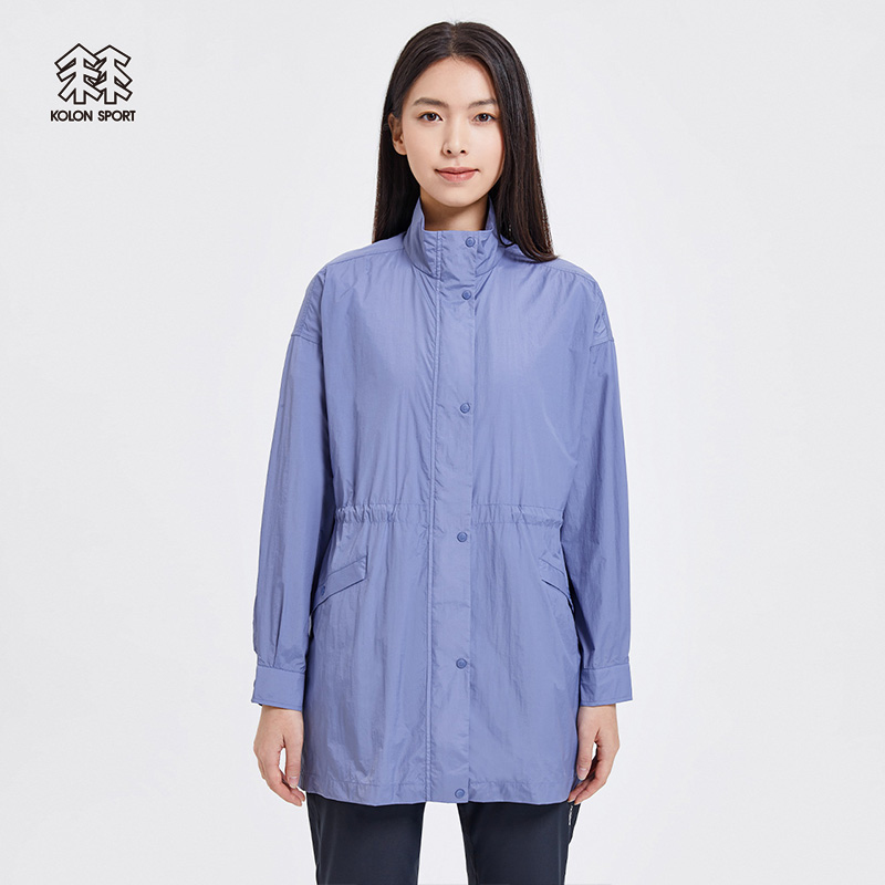 KOLON SPORT 可隆皮肤衣女款防晒服运动风衣防晒衣外套户外休闲衣 703.5元