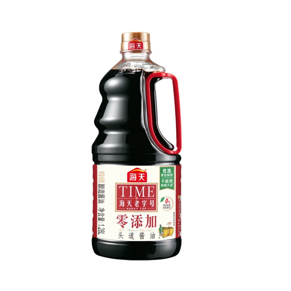 海天 零添加头道酱油 1.28L 19.9元（需用券）