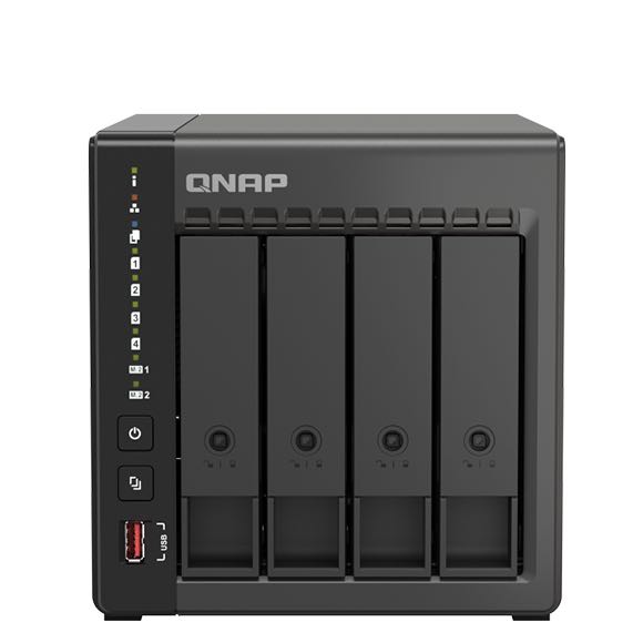 3.8焕新：QNAP 威联通 TS-464C2 四盘位 NAS网络存储（赛扬N5095、8GB）黑色 2699元