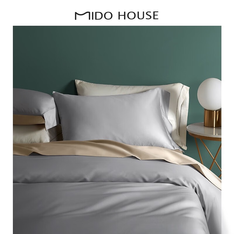 MIDO HOUSE 铭都家居 100天丝提花四件套 1.5/1.8m 389元包邮（双重优惠）