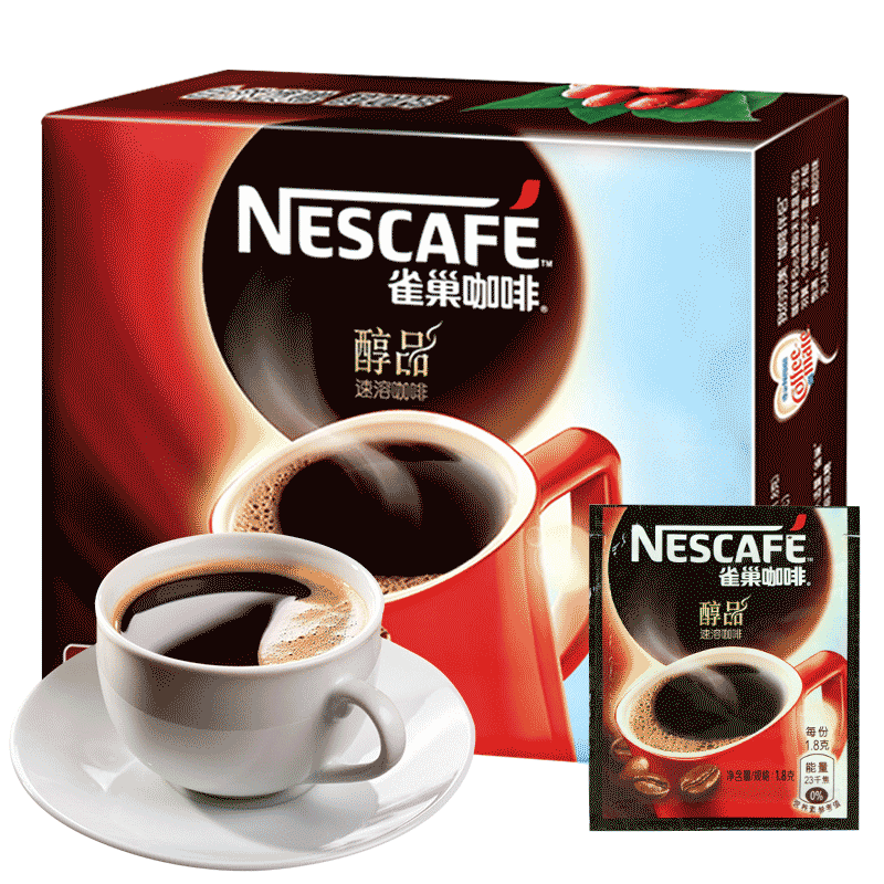 Nestlé 雀巢 醇品 速溶黑咖啡粉 86.4g 24.49元