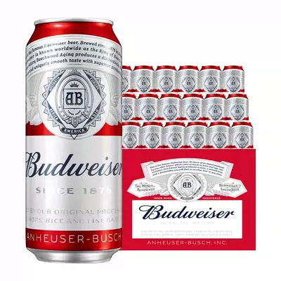 88VIP：Budweiser 百威 醇正红罐拉格450ml*18听 73.15元包邮（需用券）