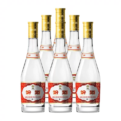 88vip：汾酒杏花村 黄盖玻汾53度475ml*6瓶 248.9元