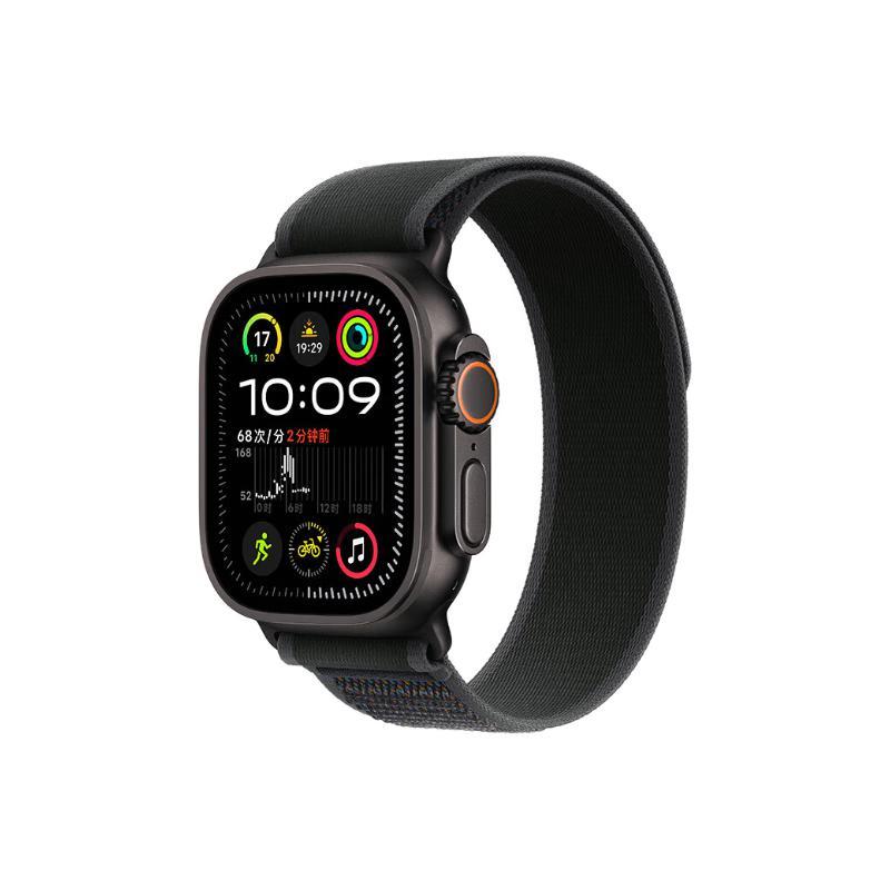 百亿补贴：Apple 苹果 Watch Ultra2 智能手表 49mm 黑色 GPS+蜂窝网络版 野径回环 S