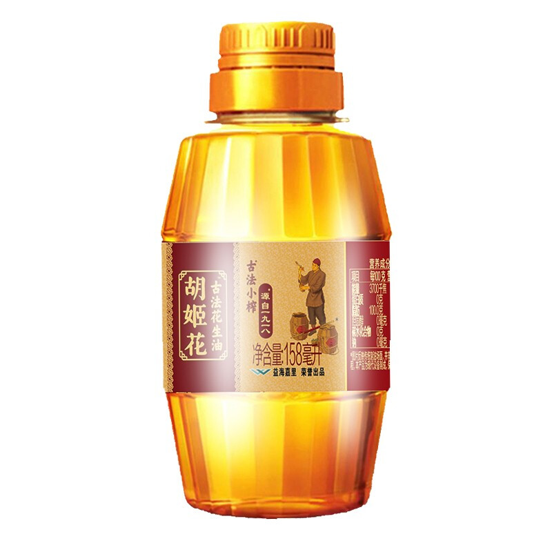 胡姬花 古法土榨风味花生油4L 压榨一级食用油大桶装 114.9元（需用券）