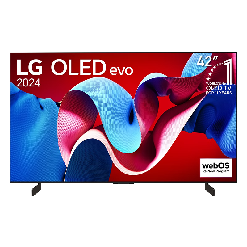 20点开始、PLUS会员、首购礼金：LG C4系列 42英寸OLED42C4PCA 4K超高清全面屏 专