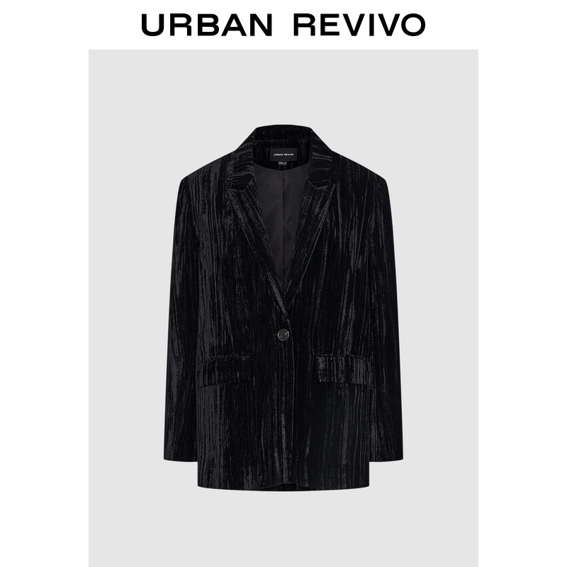 URBAN REVIVO UR 女装通勤西装外套 UWG140160 593.8元