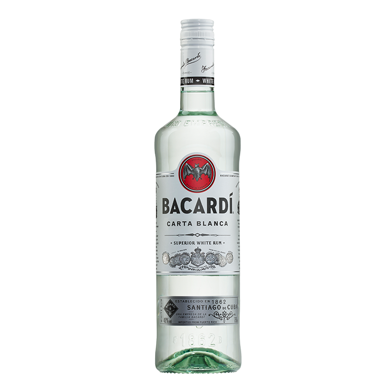 PLUS会员：Bacardi 百加得 白朗姆酒 莫吉托 基酒调酒 750ml*3件 171.81元包邮（双