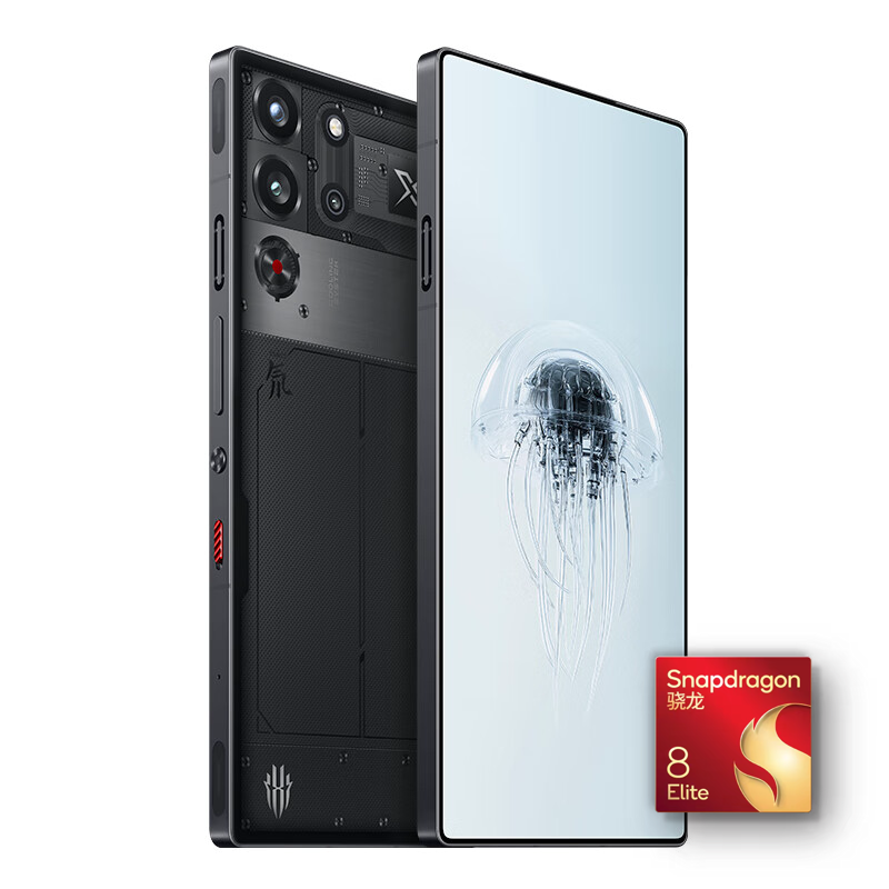 nubia 努比亚 红魔10 Pro 12GB+256GB氘锋透明暗夜 骁龙8至尊版移动平台 1.5K屏下摄