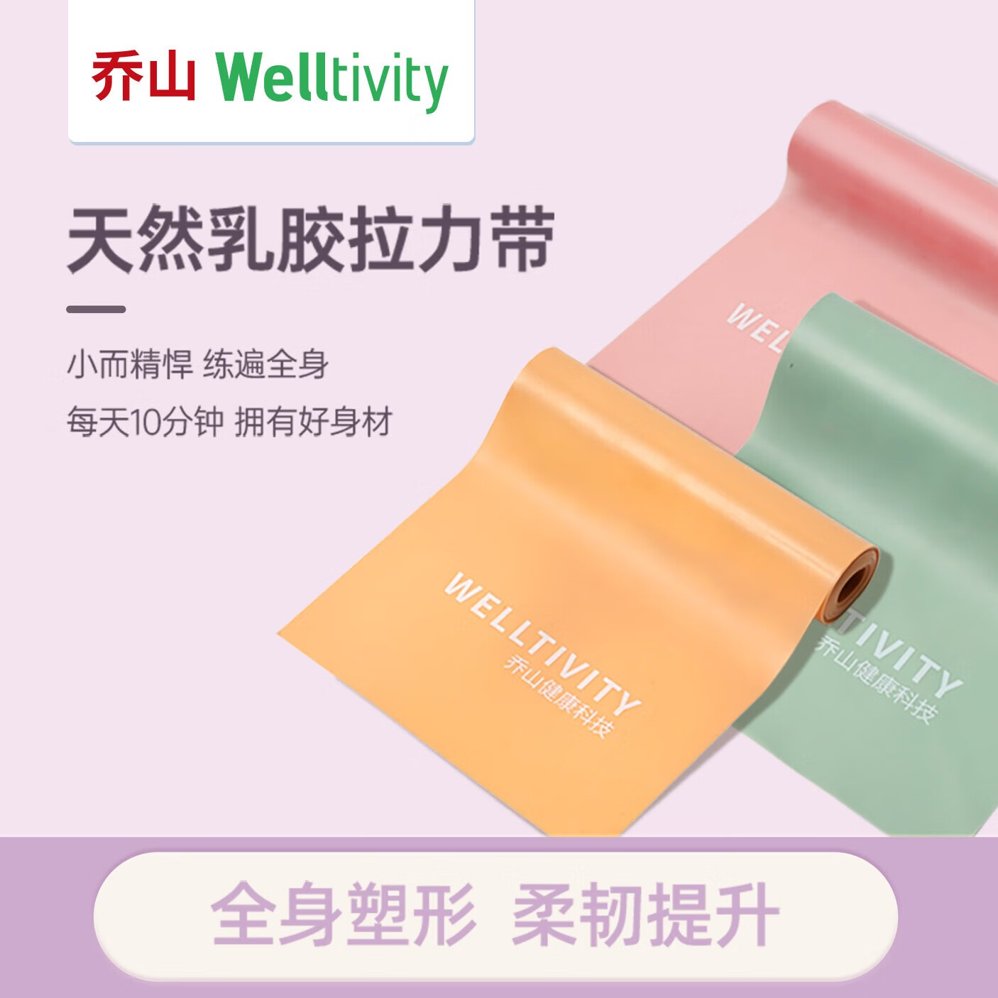 1 WELLTIVITY伸展拉力带3件套 33.9元（需用券）