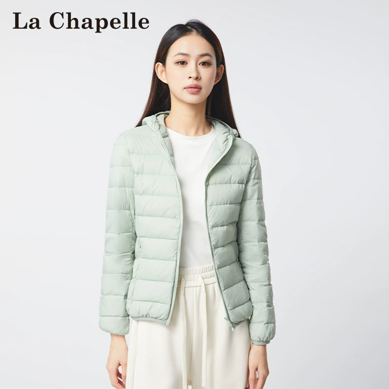 La Chapelle 拉夏贝尔 女款轻薄连帽羽绒服外套 ￥99