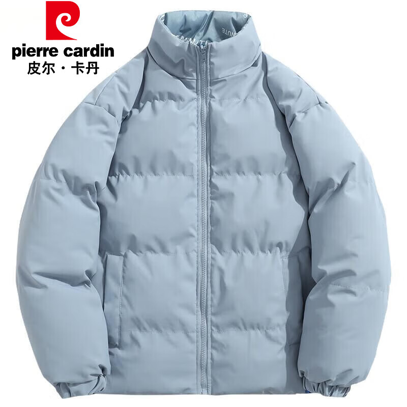 plus会员：pierre cardin 皮尔·卡丹 棉衣两面穿秋冬季加厚棉服纯色外套 多色可