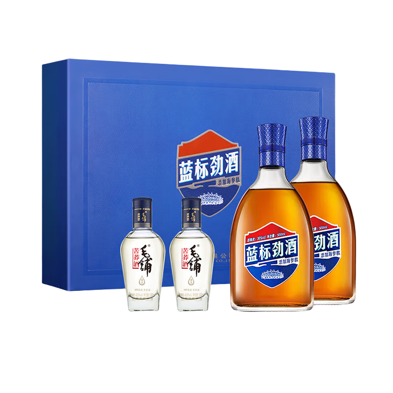 劲牌 蓝标劲酒礼盒 36度 500mL 2瓶 内赠尊享100ml*2 169元（需领券）