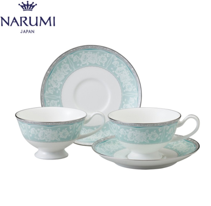 NARUMI 鸣海 Grace Air 双人茶/咖啡杯碟套装 51707-23078P 223.86元 买手党-买手聚集的地方