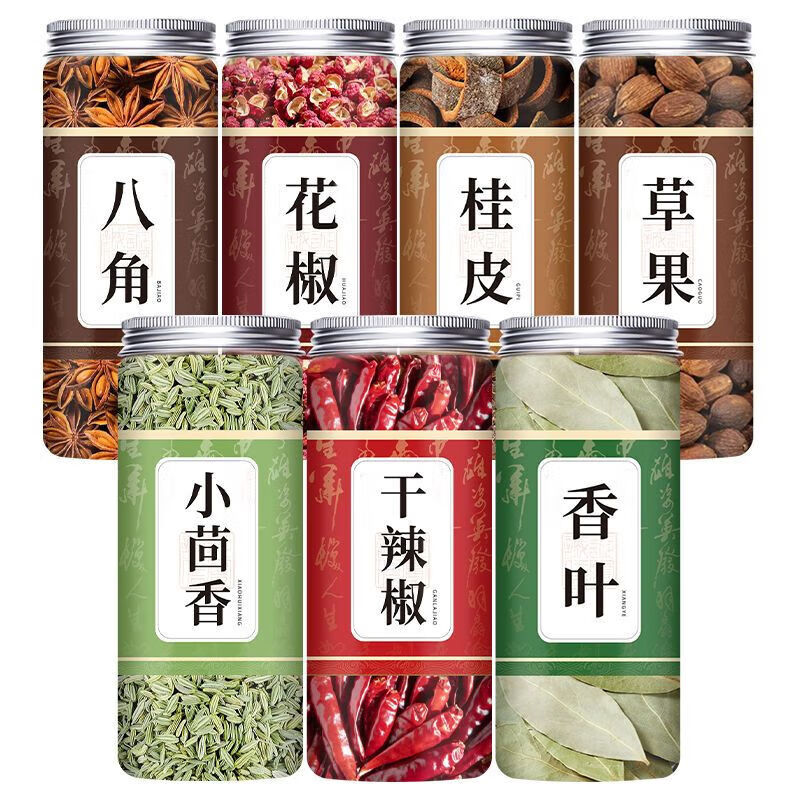 金胜客 八角65g*1罐+桂皮65g*1+香叶+花椒65g*1罐 14.9元包邮（需用券）