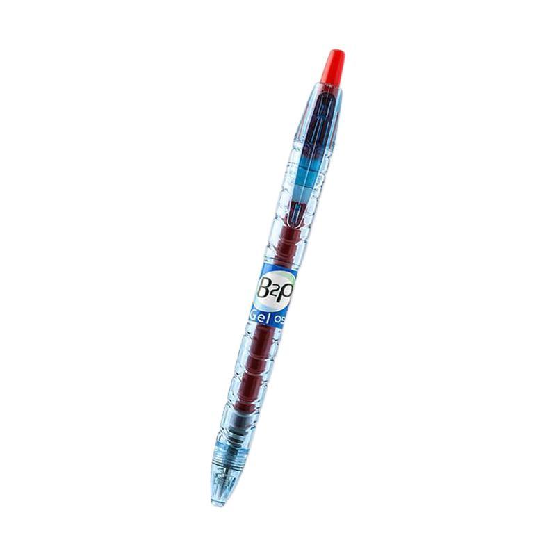 PILOT 百乐 BL-B2P-5 按动中性笔 红色 0.5mm 5支装 32.76元