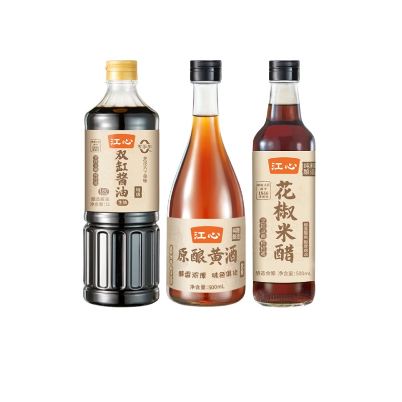 江心 味极鲜特级生抽组合 2000ml 14.9元包邮（需用券）