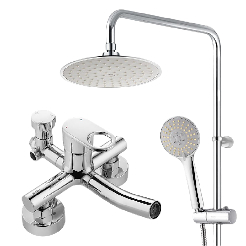 值选：MOEN 摩恩 集智纤薄系列 91073EC+M22034 多功能花洒套装 1058.3元（需用券