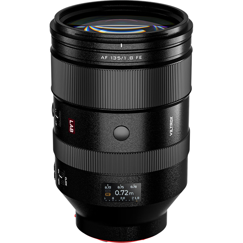 plus:唯卓仕135mm F1.8 LAB索尼口全画幅大光圈远摄定焦自动镜头适用于FE卡口微