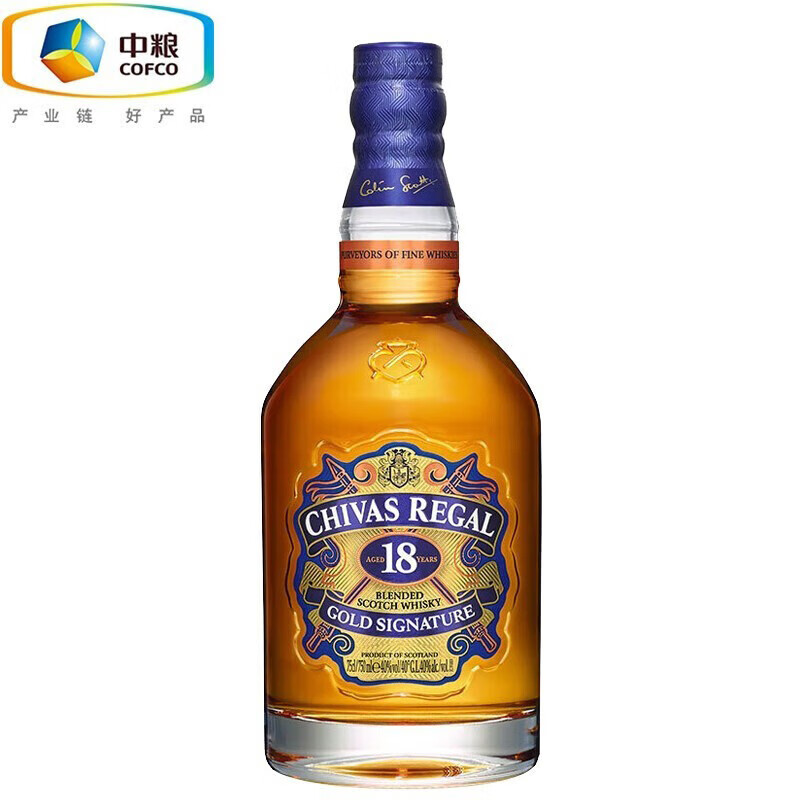 puls会员：芝华士（Chivas Regal）18年 苏格兰调配威士忌 500ml*1瓶 278.4元（需领