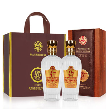 WULIANGYE 五粮液 年货送礼 万事如意纯雅42度500ml*2瓶 固态法浓香型酒 龙年礼