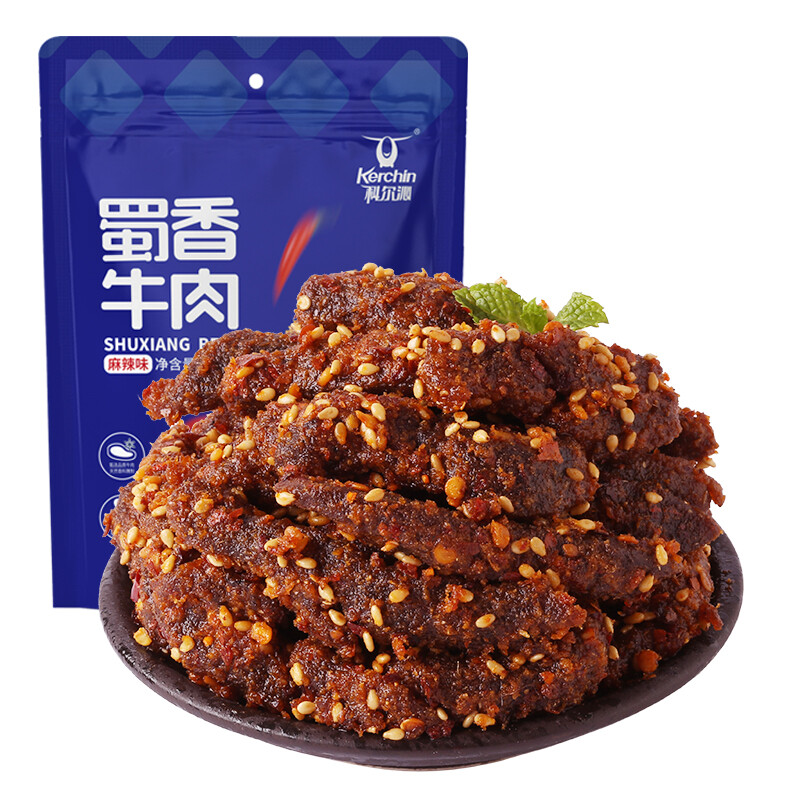 Kerchin 科尔沁 蜀香牛肉 麻辣味 500g 44.9元（需用券）