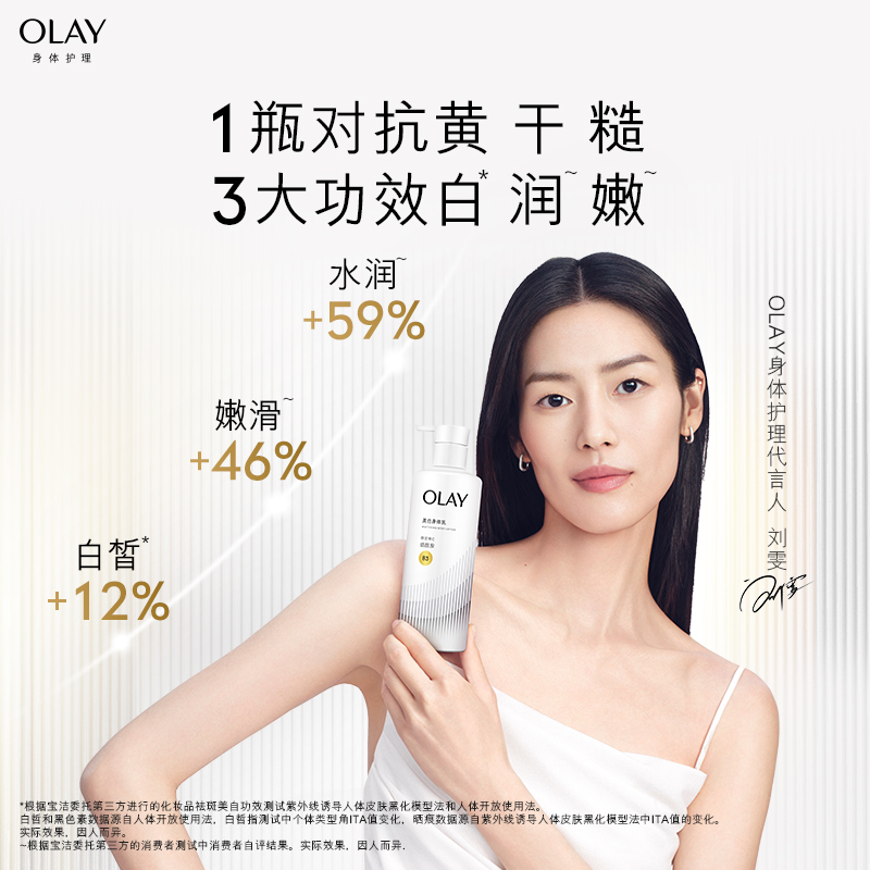 88VIP：OLAY 玉兰油 美白身体乳烟酰胺785ml 127.3元（需买2件，共254.6元）