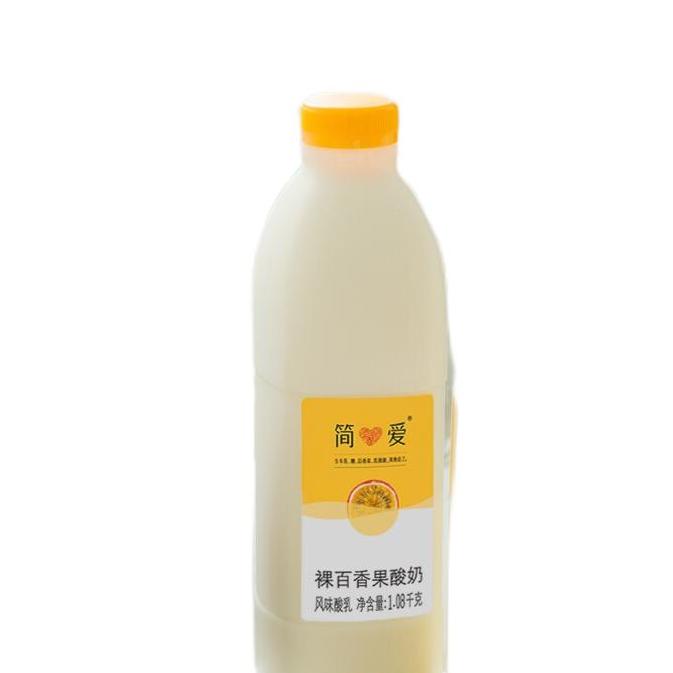 simplelove 简爱 裸百香果酸奶 风味酸乳 1.08kg 6.3元（需买2件，需用券）