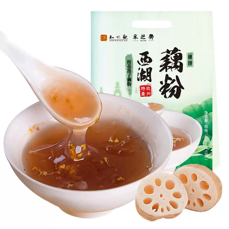 知味观 桂花莲子藕粉 ￥11.9