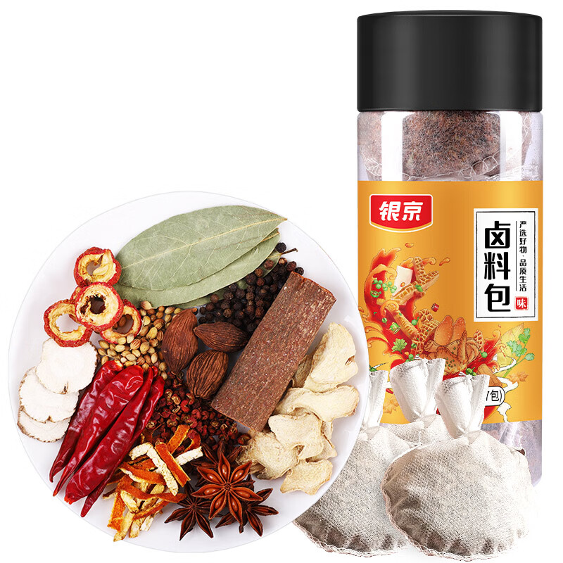 银京 卤料包105g（15g*7包）家用卤料炖肉料包卤肉调料包卤蛋调味料 7.92元（