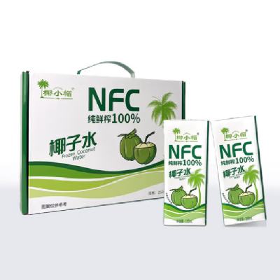 PLUS会员：椰小帽 NFC椰子水100﹪ 250ml*10盒 19.73元包邮（需用券）