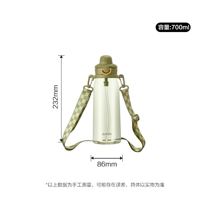 SUPOR 苏泊尔 Tritan材质水杯 510ml 18.9元（需用券）