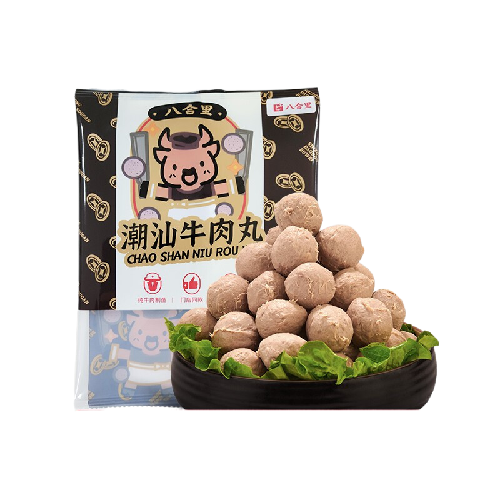 八合里 潮汕牛肉丸 250g 18.71元（需买5件，需用券）