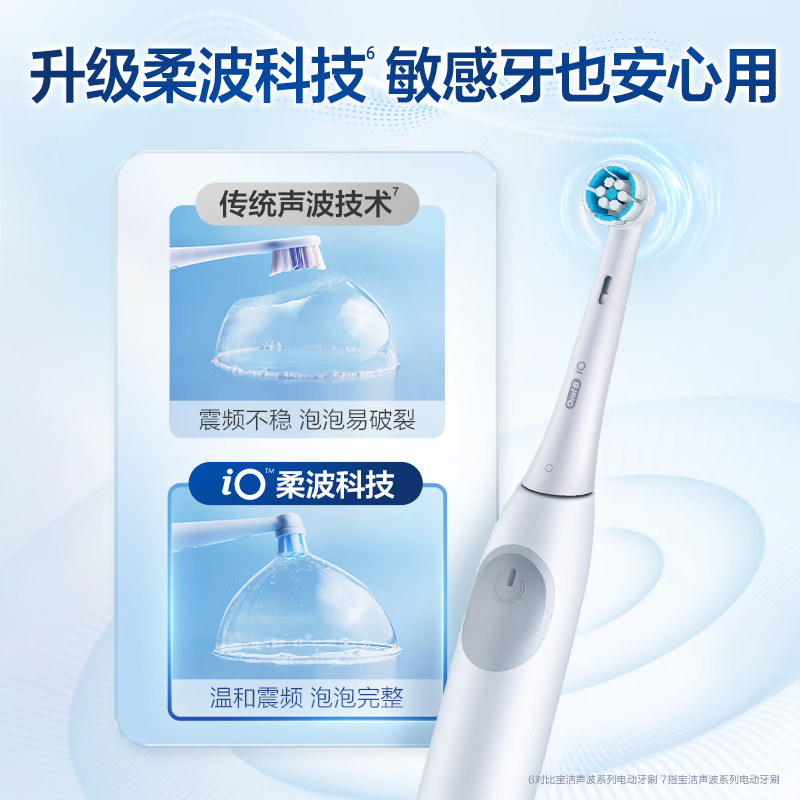 以旧换新补贴：Oral-B 欧乐B 智能电动牙刷 iO2 322.15元