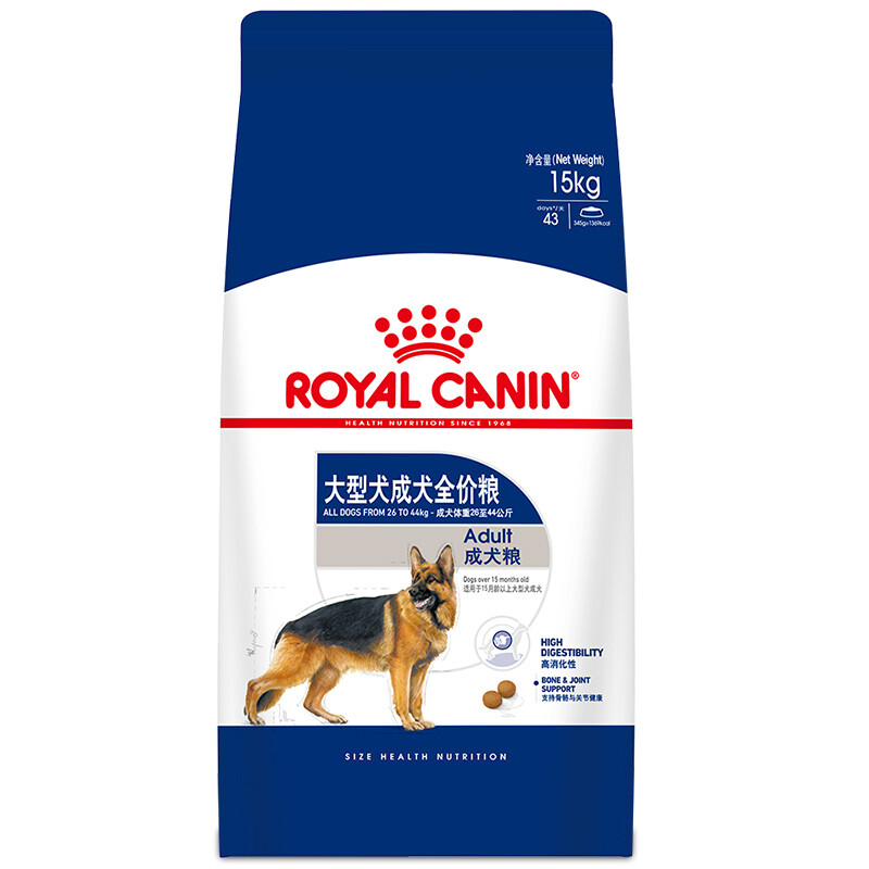 ROYAL CANIN 皇家 GR26大型犬成犬狗粮 15kg 419.92元（需用券）