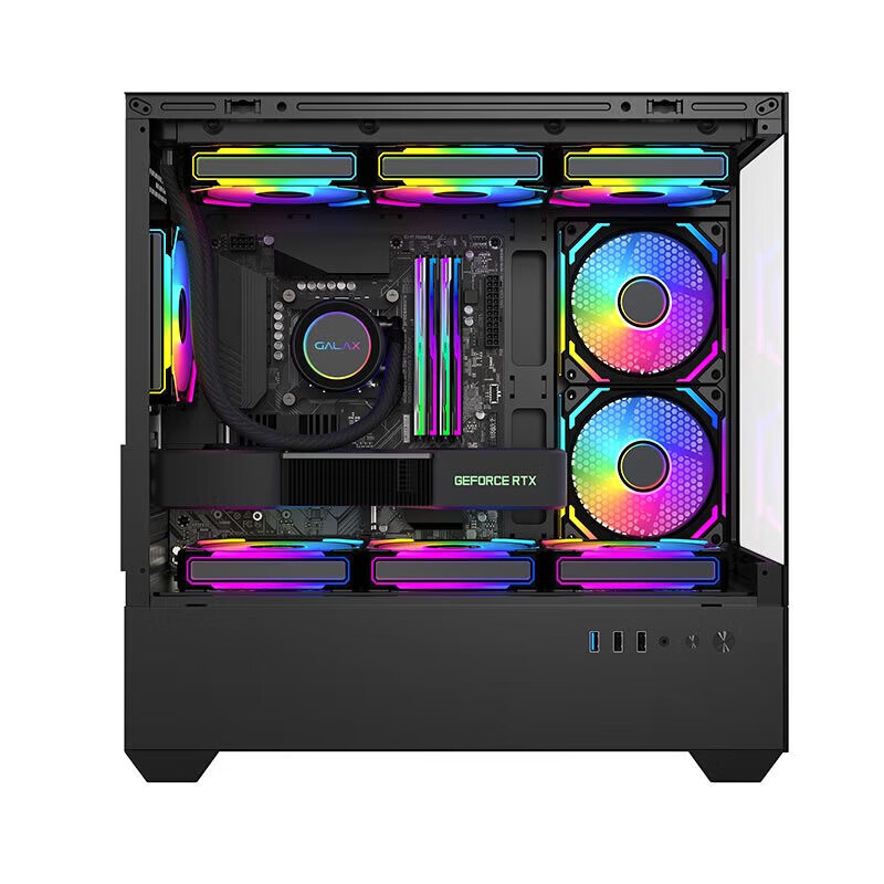 GALAXY 影驰 DIY台式电脑主机（R7 9800X3D、RTX 4070 Super、32GB、1TB） 12689元