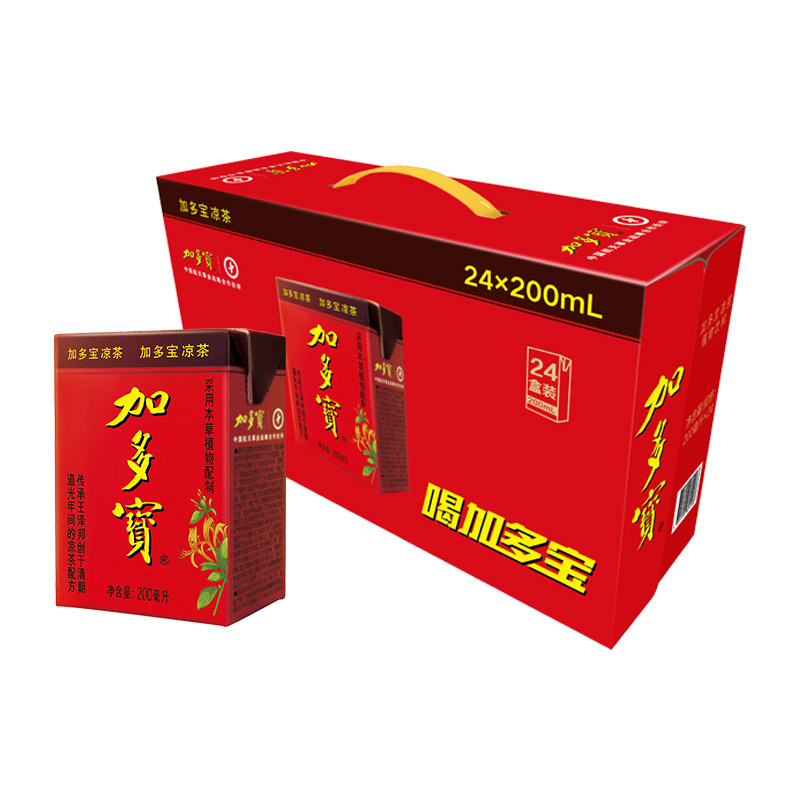 88VIP：JDB 加多宝 凉茶 200ml*24盒 28.4元