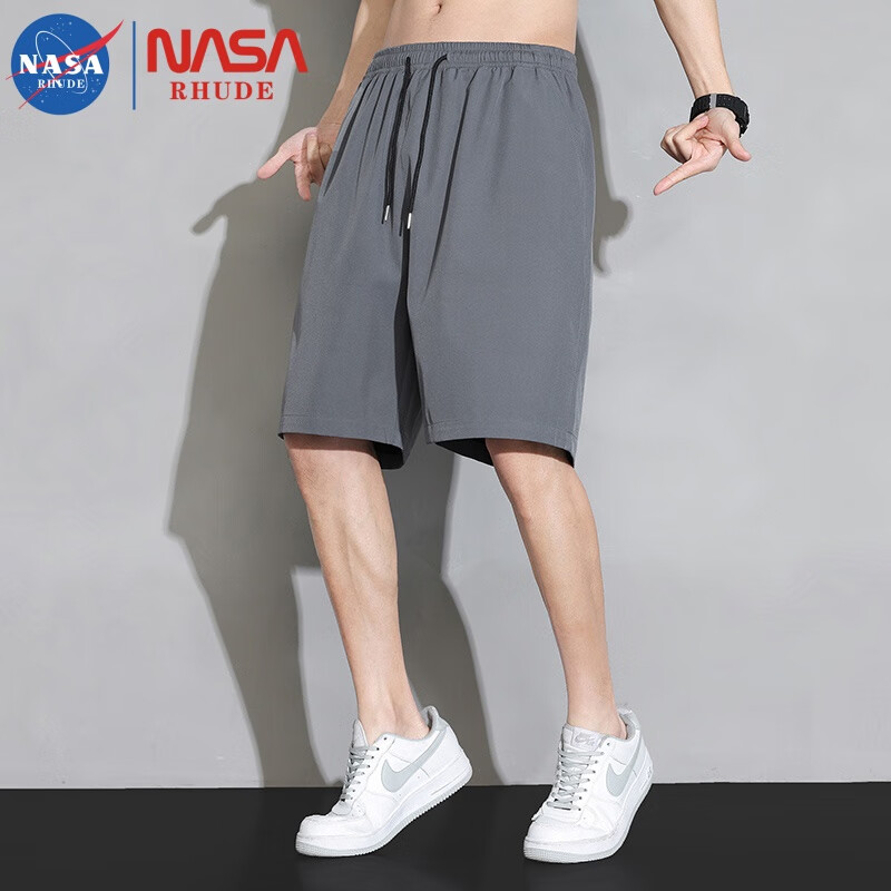 PLUS会员：NASA RHUDE 男士冰丝短裤 PP-2500 19.7元包邮（需买2件，需用券）