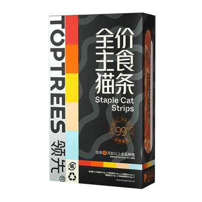 Toptrees主食罐85g*3罐+主食猫条14g*15 23.9元（需用券）