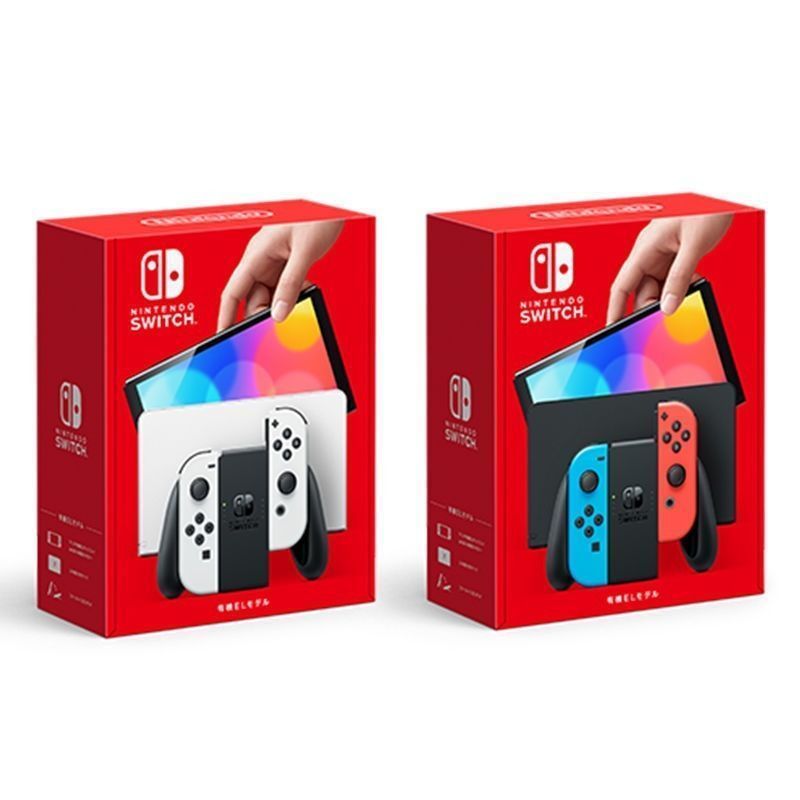 Nintendo 任天堂 日版 Switch OLED 游戏主机 红蓝色 1484.1元