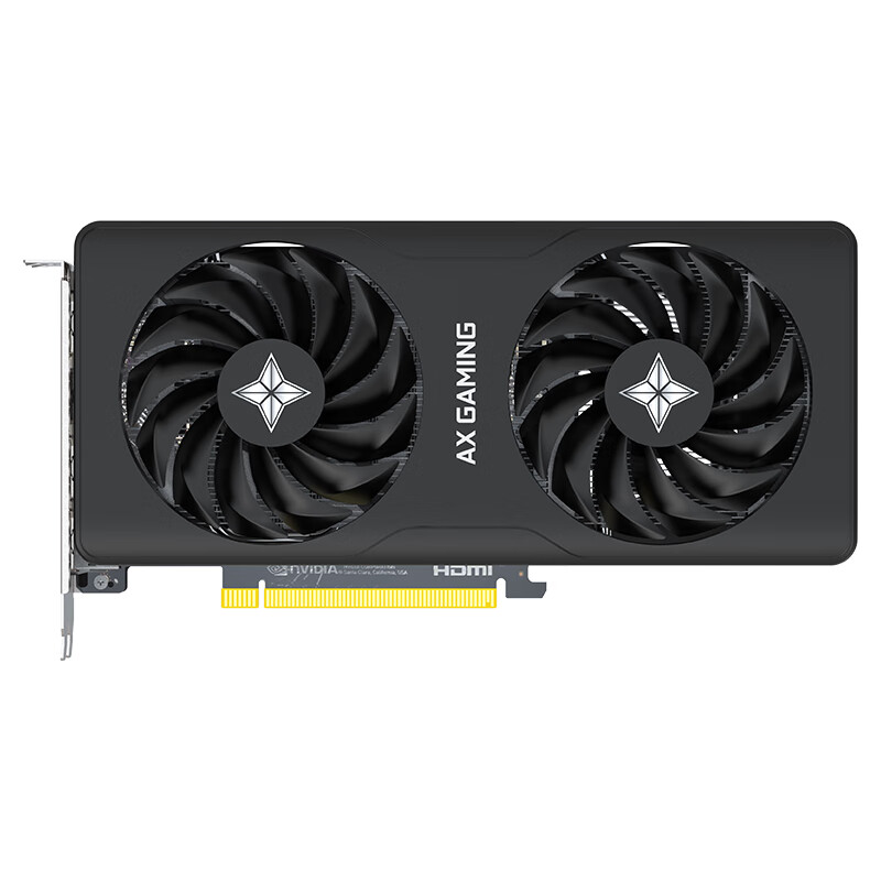 AX 电竞叛客 GeForce RTX 4060 X2B 8G 显卡 2099元