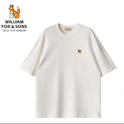 PLUS会员：William fox&sons 威廉福克斯 100﹪新疆新采长绒小狐狸T恤*2件 白色 WF42