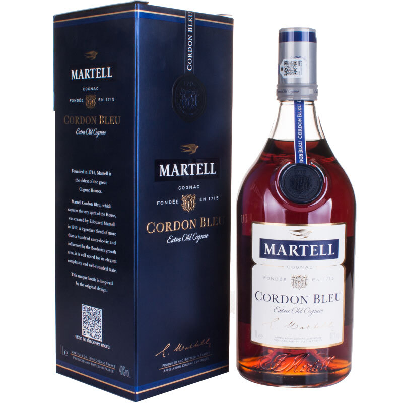 88VIP：MARTELL 马爹利 蓝带 xo 干邑白兰地 750ml 单瓶装 1107.7元（包税包邮，双