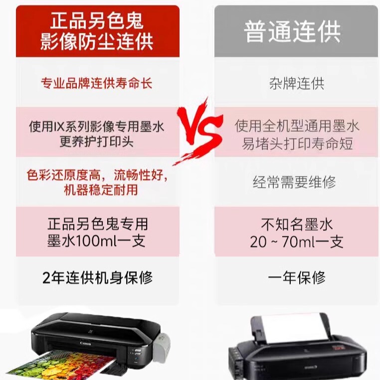 Canon 佳能 速发佳能ix6780打印机A3连供喷墨盒厚不干胶CAD图文店商务办公卡纸