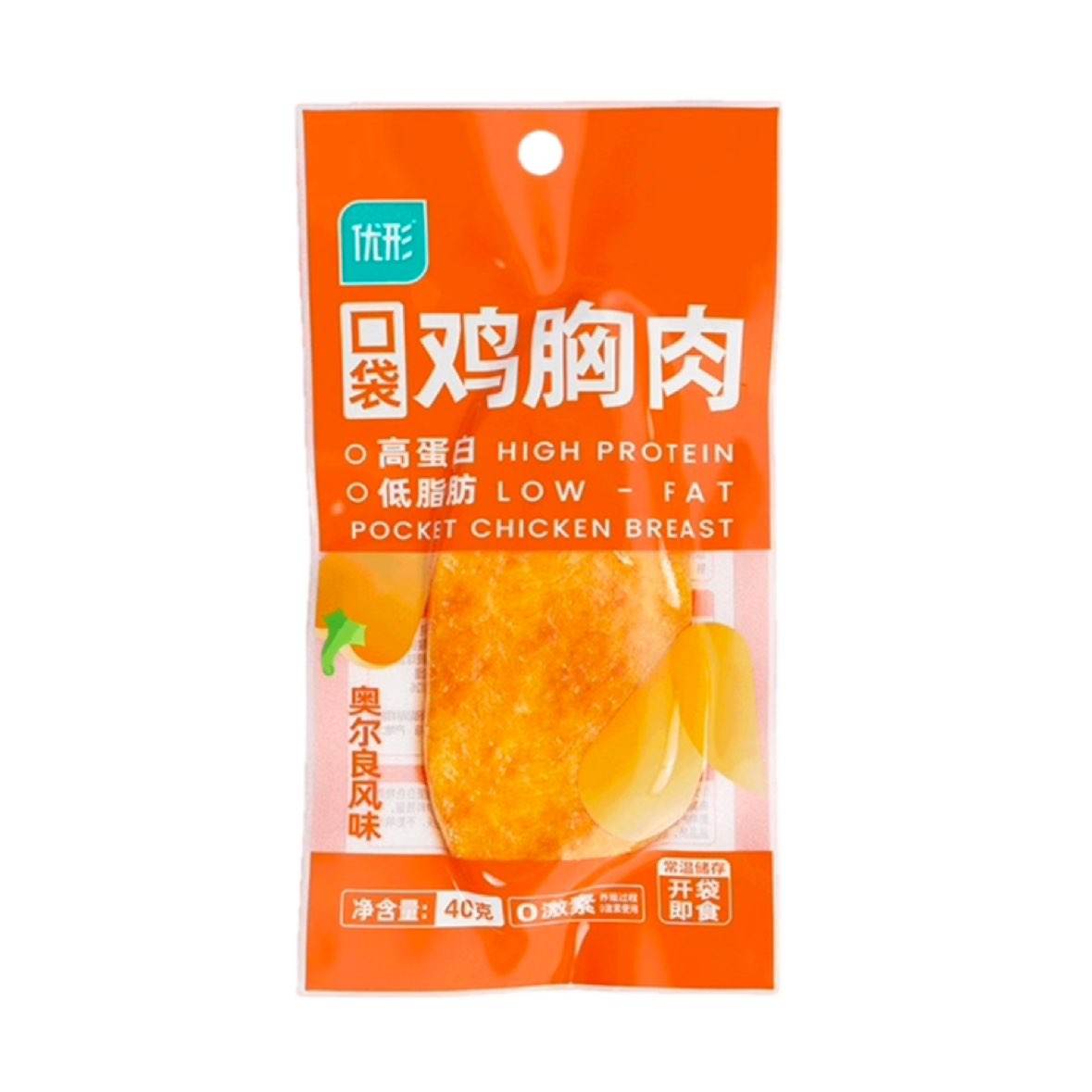 优形 常温低脂鸡胸40g*10袋 多口味任选10件 28.3元（需领券，合2.83元/件）